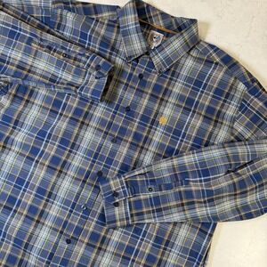 CINCH Plaid Western Long Sleeve Button Down Men's Cotton Cowboy Casual Large